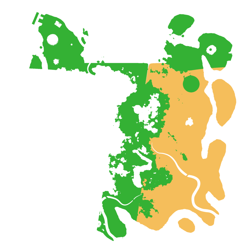 Biome Rust Map: Procedural Map, Size: 4000, Seed: 46943