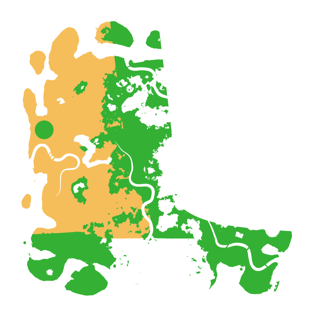 Biome Rust Map: Procedural Map, Size: 4500, Seed: 1387654