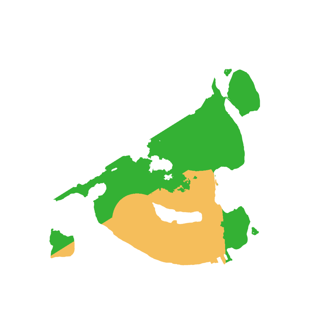 Biome Rust Map: Procedural Map, Size: 2000, Seed: 75433