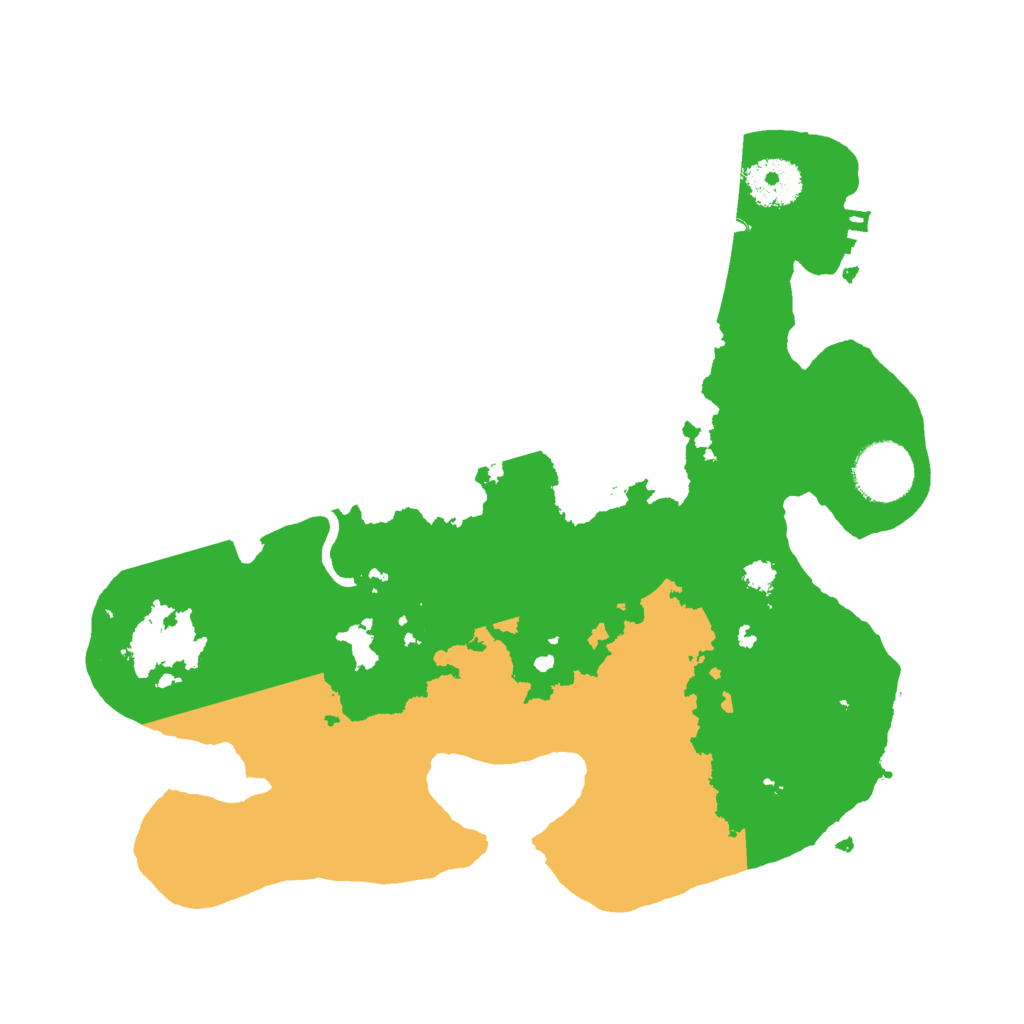 Biome Rust Map: Procedural Map, Size: 3000, Seed: 8392150