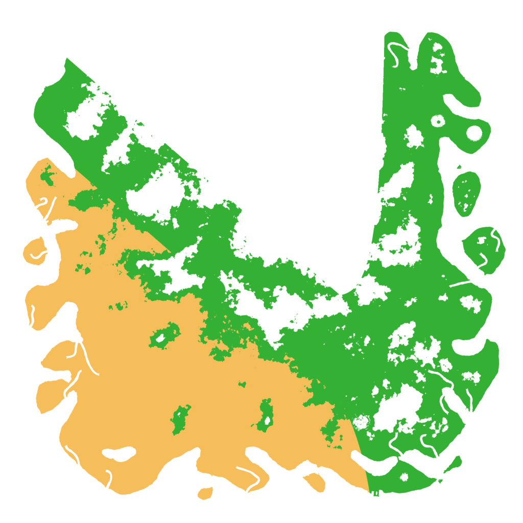Biome Rust Map: Procedural Map, Size: 6000, Seed: 40500