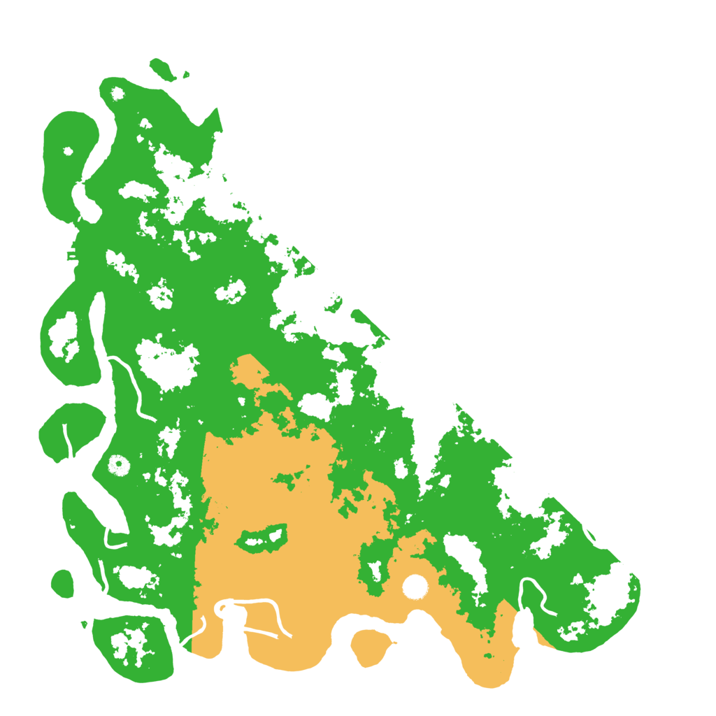 Biome Rust Map: Procedural Map, Size: 5000, Seed: 83799592