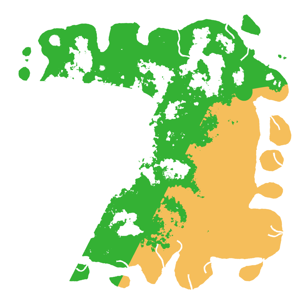 Biome Rust Map: Procedural Map, Size: 5000, Seed: 125864