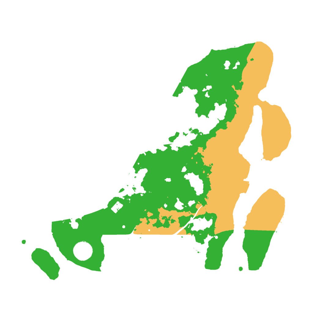 Biome Rust Map: Procedural Map, Size: 3000, Seed: 4670125
