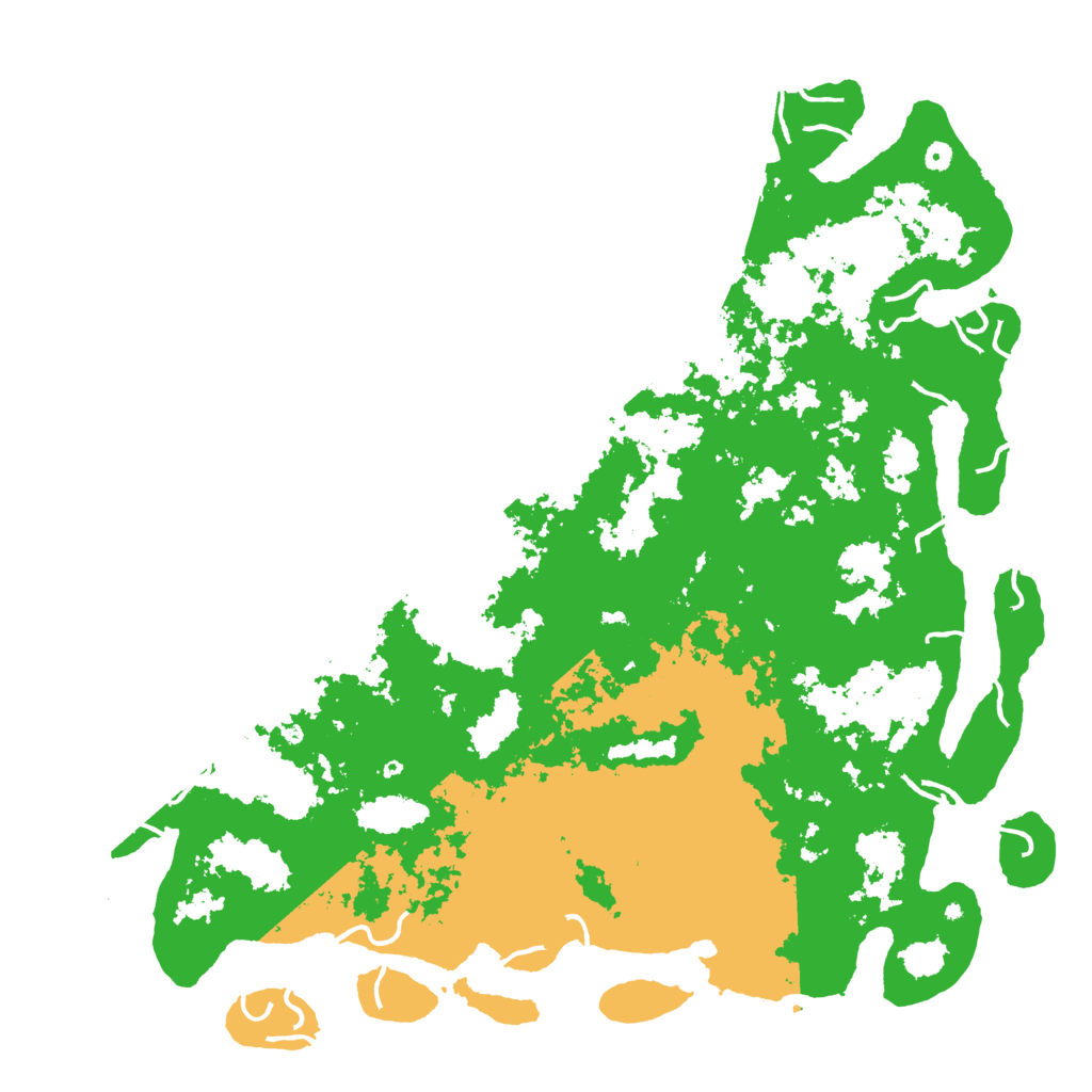 Biome Rust Map: Procedural Map, Size: 6000, Seed: 553685221