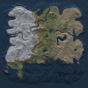 Thumbnail Rust Map: Procedural Map, Size: 4250, Seed: 1475568641, 13 Monuments