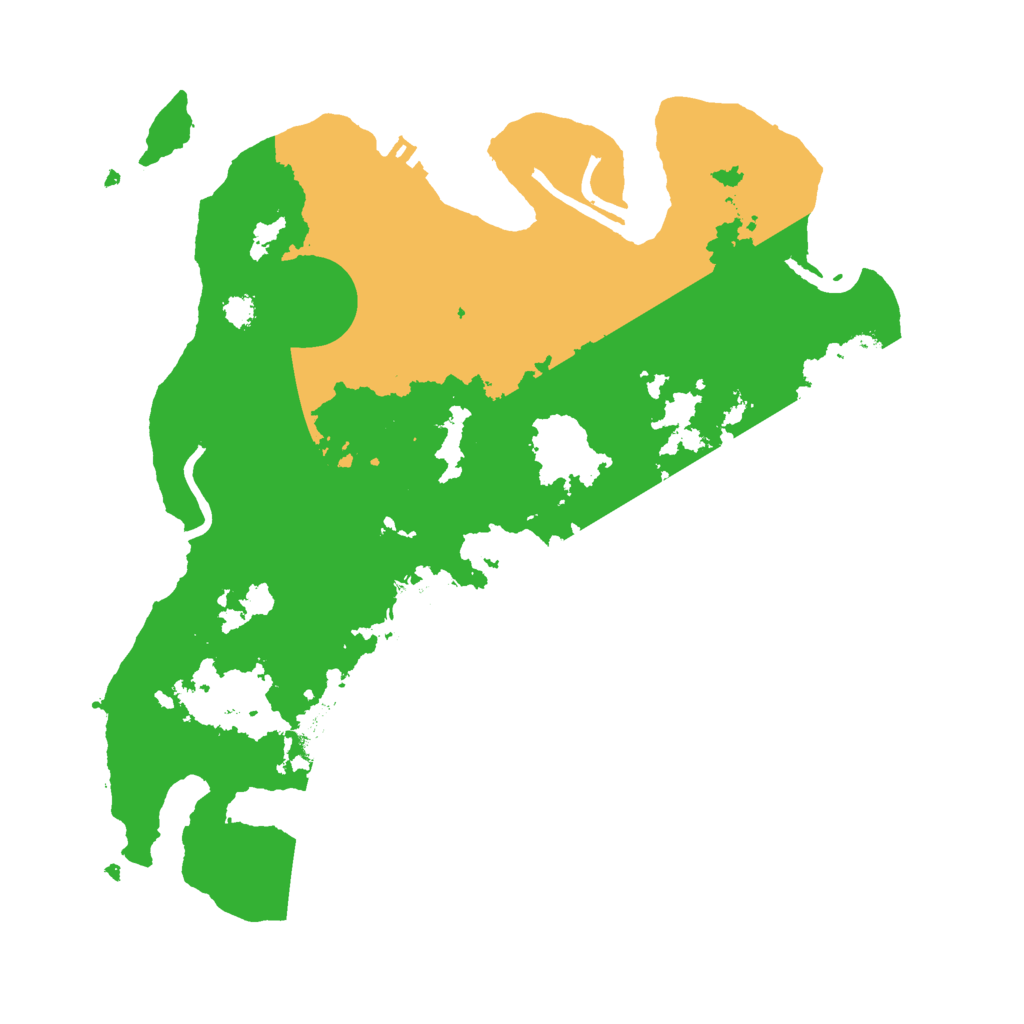 Biome Rust Map: Procedural Map, Size: 3000, Seed: 54536431