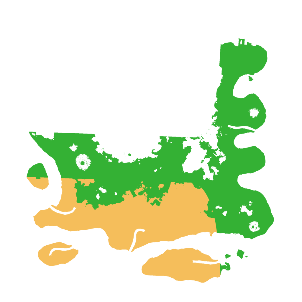 Biome Rust Map: Procedural Map, Size: 3000, Seed: 2448822