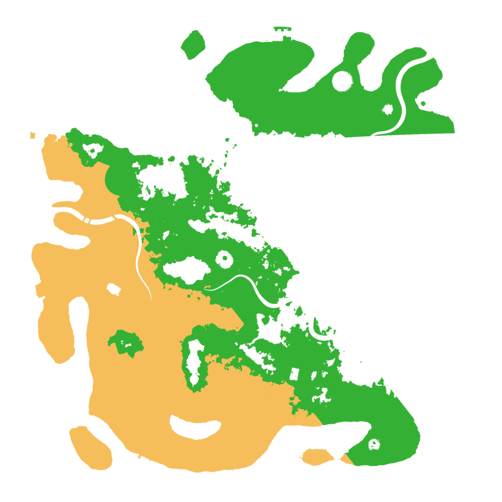 Biome Rust Map: Procedural Map, Size: 4350, Seed: 10169