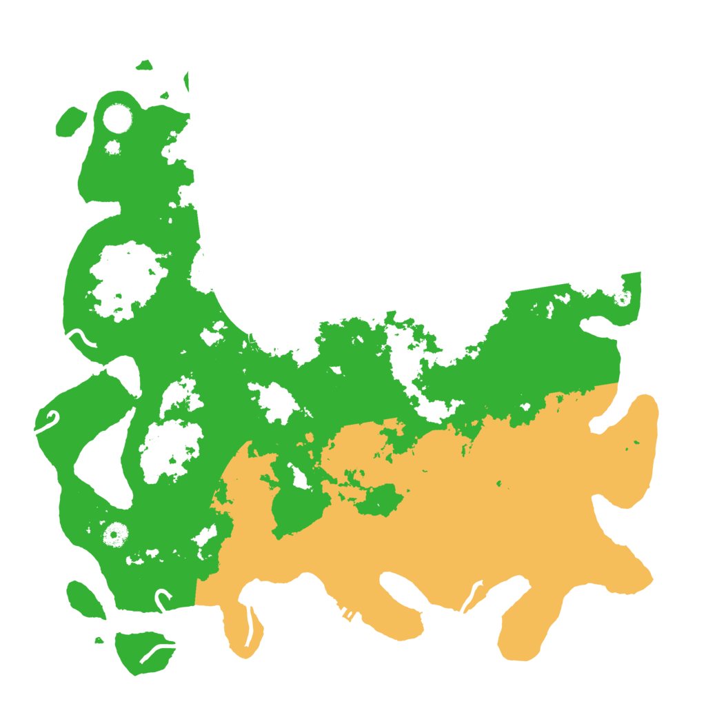Biome Rust Map: Procedural Map, Size: 4300, Seed: 10000