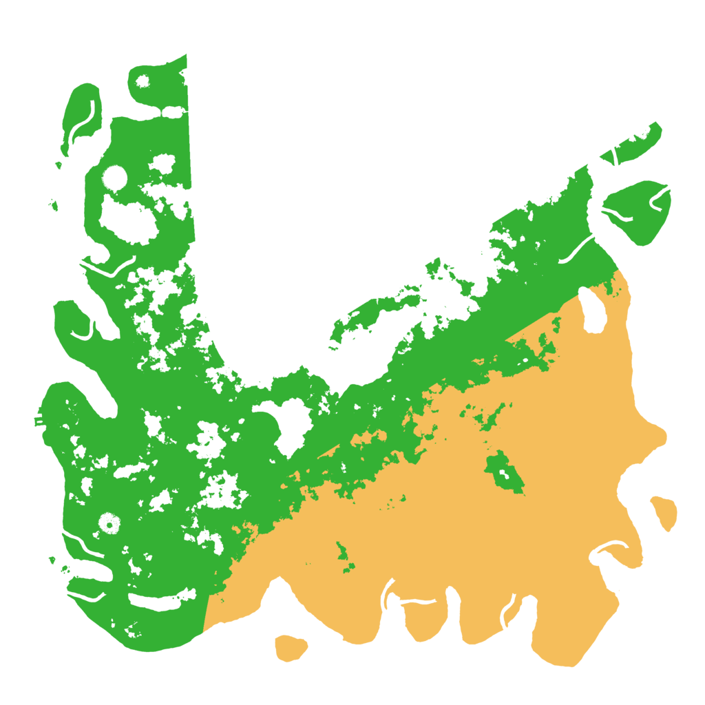 Biome Rust Map: Procedural Map, Size: 5000, Seed: 1895465