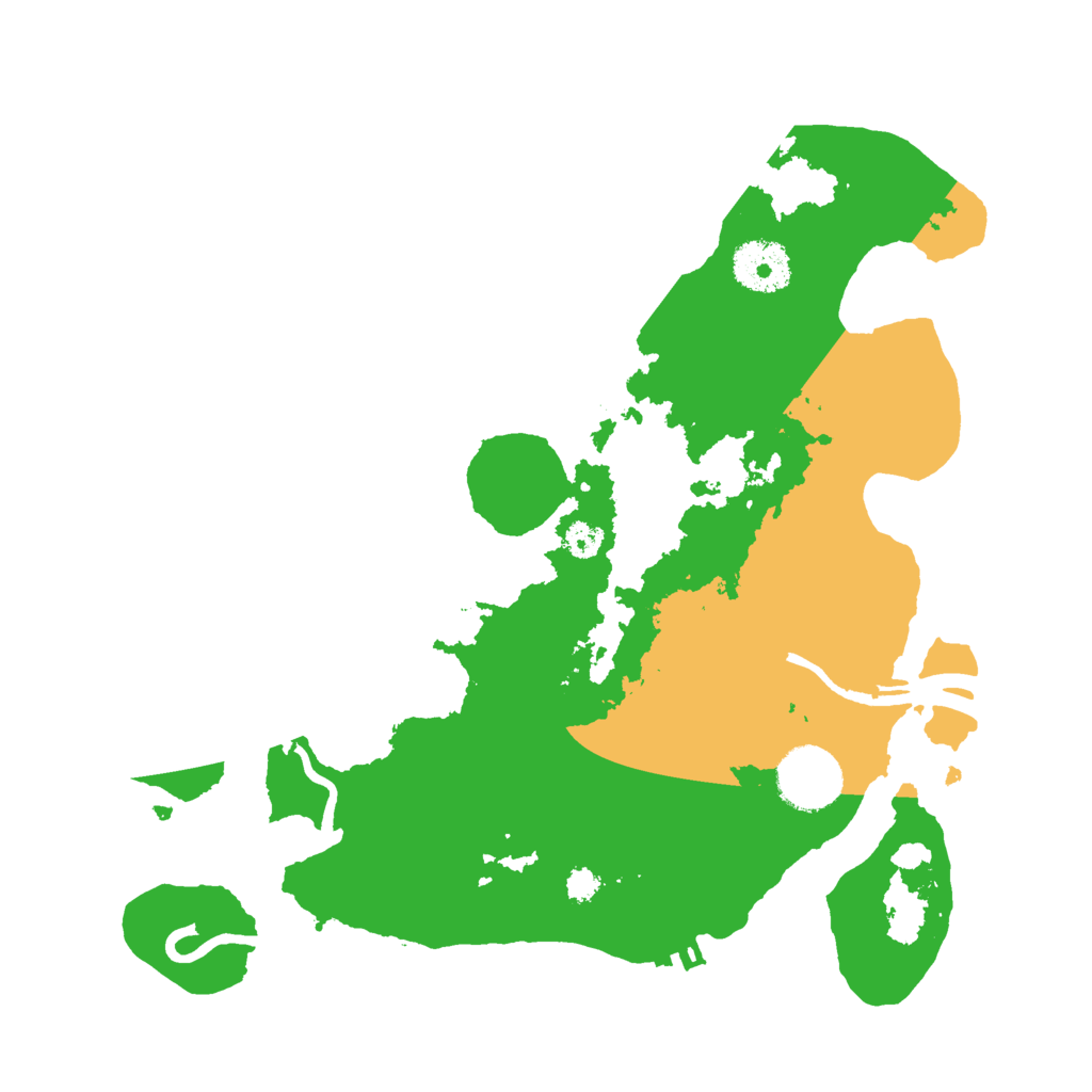 Biome Rust Map: Procedural Map, Size: 3000, Seed: 83468