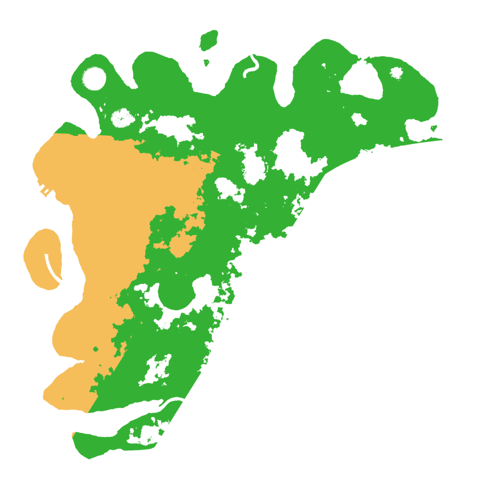 Biome Rust Map: Procedural Map, Size: 3750, Seed: 516515616