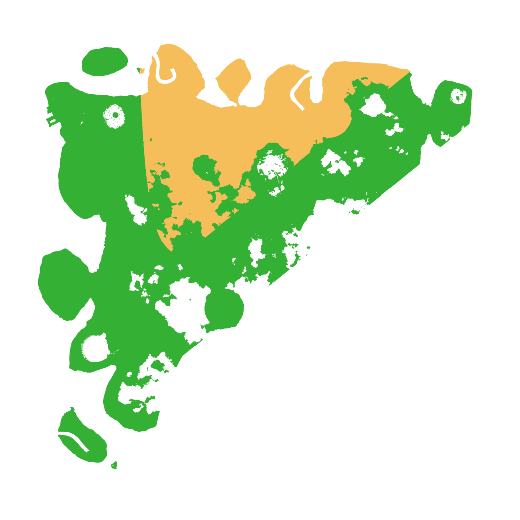 Biome Rust Map: Procedural Map, Size: 3500, Seed: 20556007