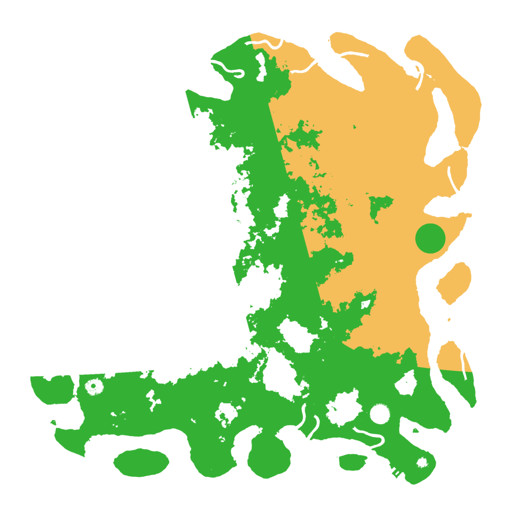Biome Rust Map: Procedural Map, Size: 4500, Seed: 562951302