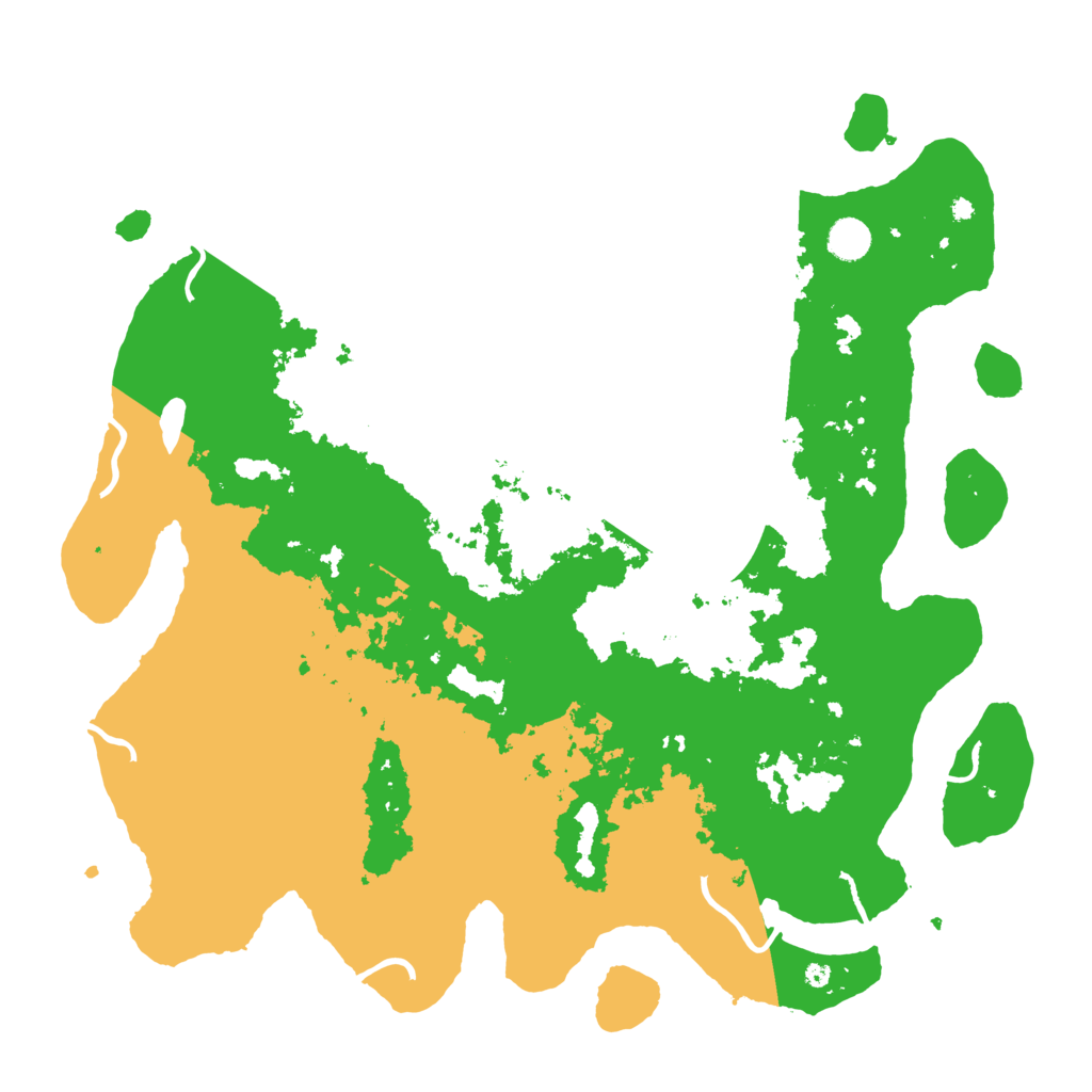 Biome Rust Map: Procedural Map, Size: 4500, Seed: 1820014743