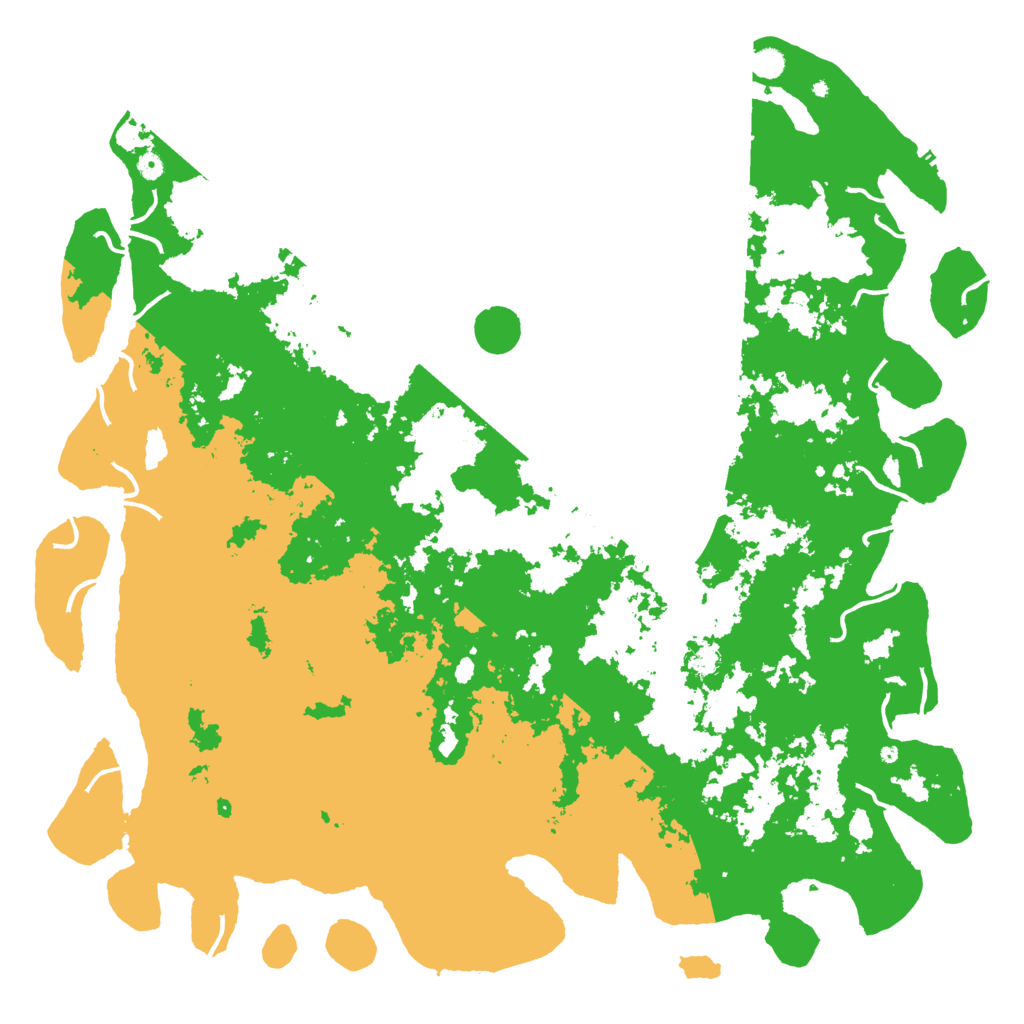 Biome Rust Map: Procedural Map, Size: 6000, Seed: 153618977