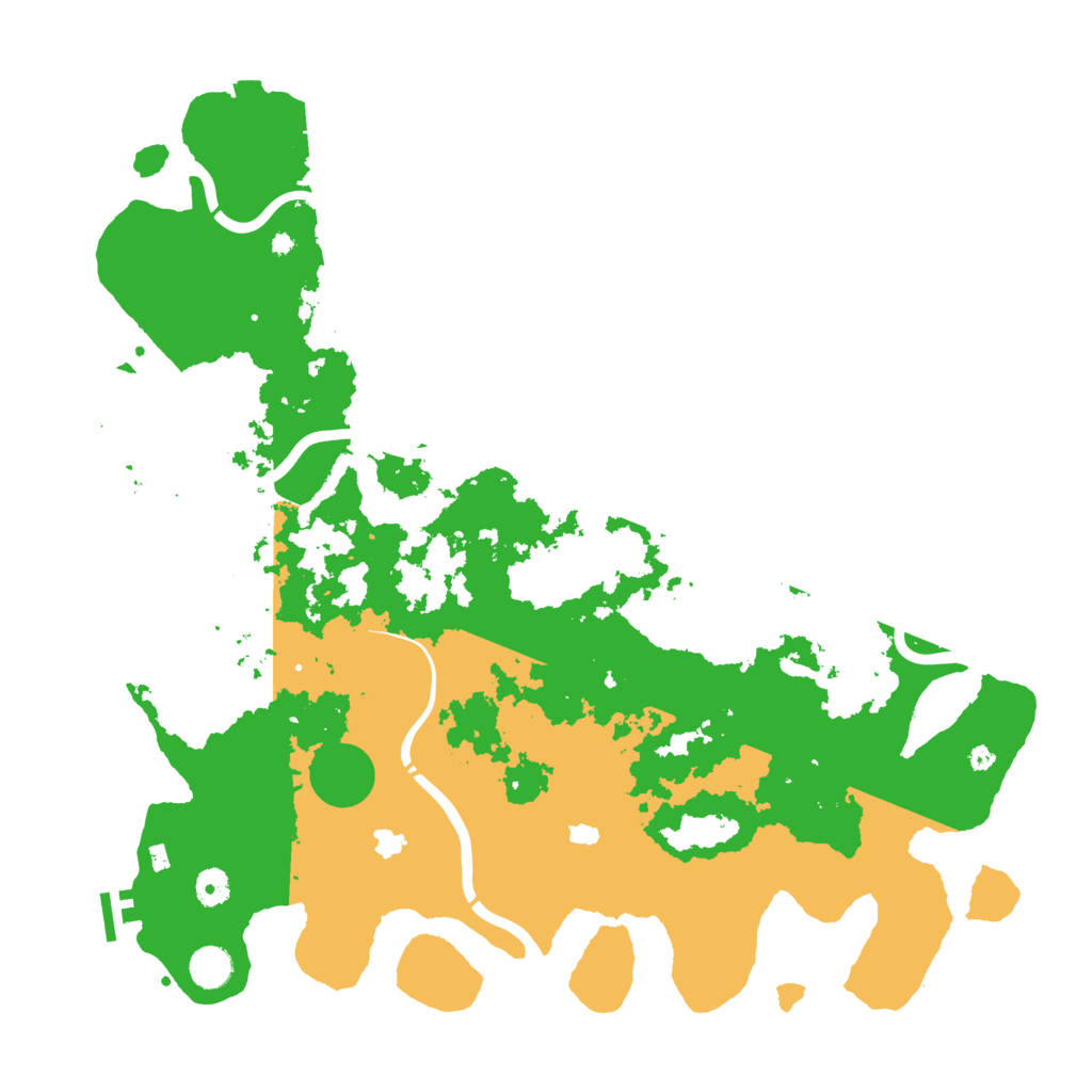 Biome Rust Map: Procedural Map, Size: 4500, Seed: 1285288332
