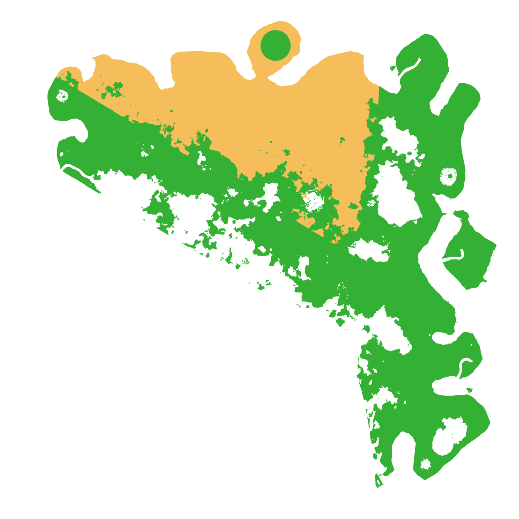 Biome Rust Map: Procedural Map, Size: 4500, Seed: 1596288585