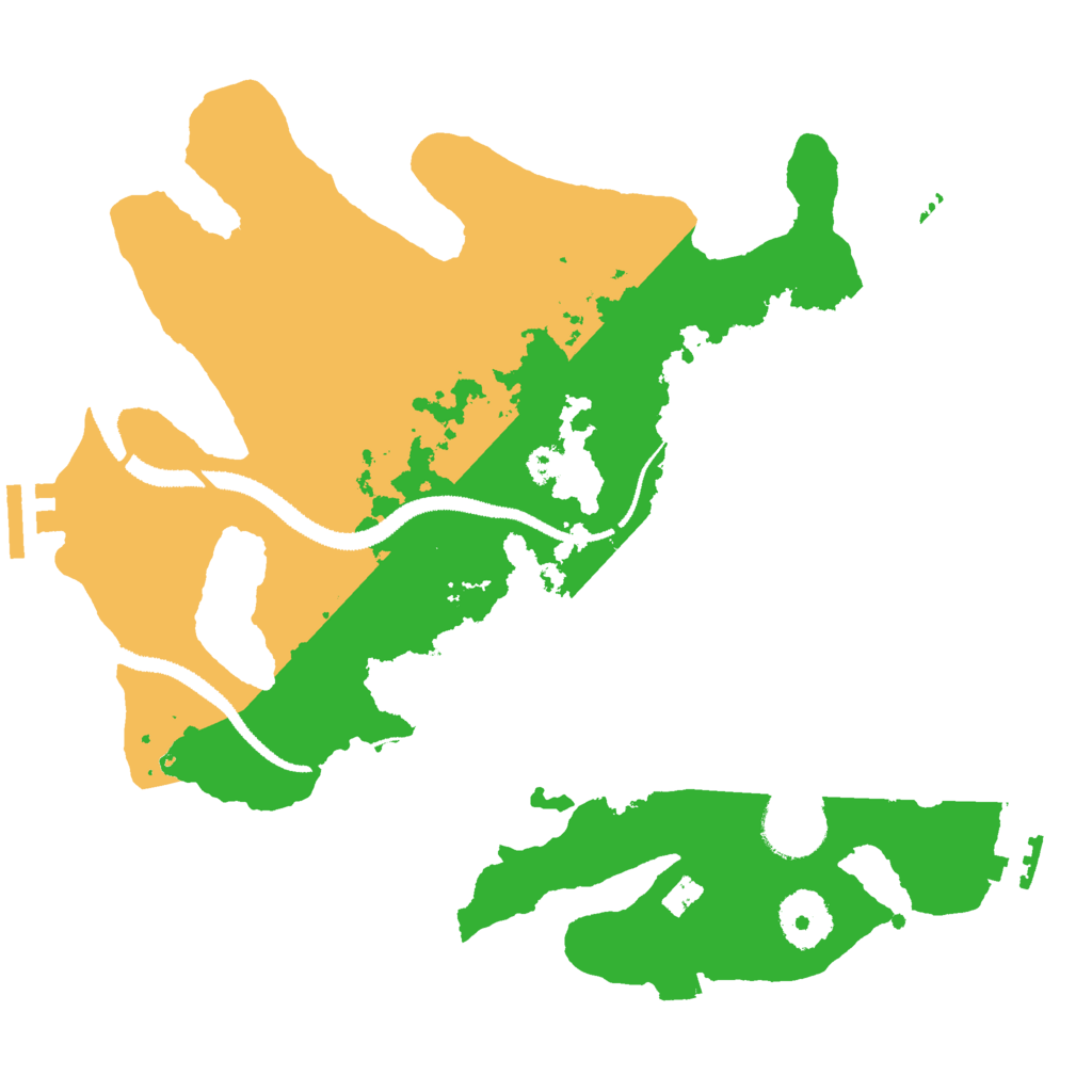 Biome Rust Map: Procedural Map, Size: 3000, Seed: 1535358789