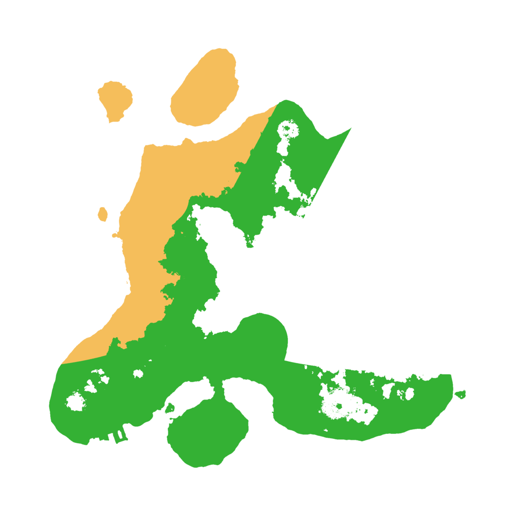 Biome Rust Map: Procedural Map, Size: 2500, Seed: 1482309938