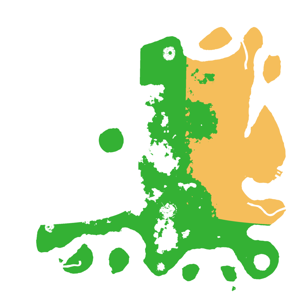 Biome Rust Map: Procedural Map, Size: 3500, Seed: 268766892
