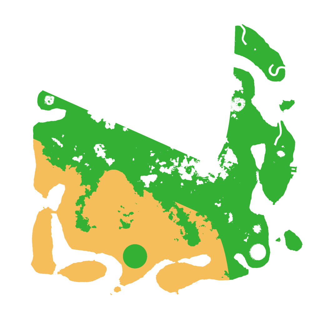Biome Rust Map: Procedural Map, Size: 3500, Seed: 24712805