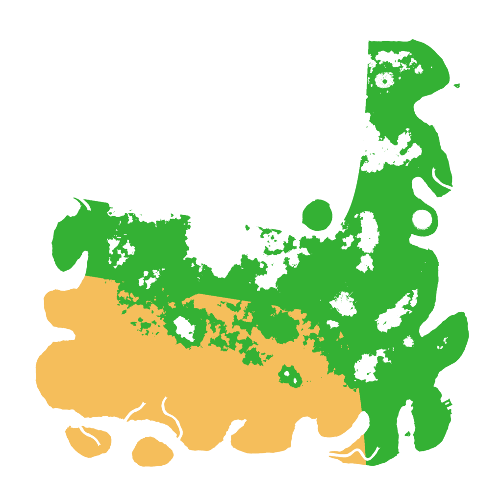 Biome Rust Map: Procedural Map, Size: 4500, Seed: 192837465
