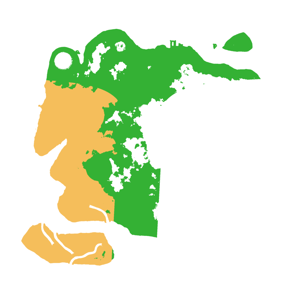 Biome Rust Map: Procedural Map, Size: 3000, Seed: 1815483853