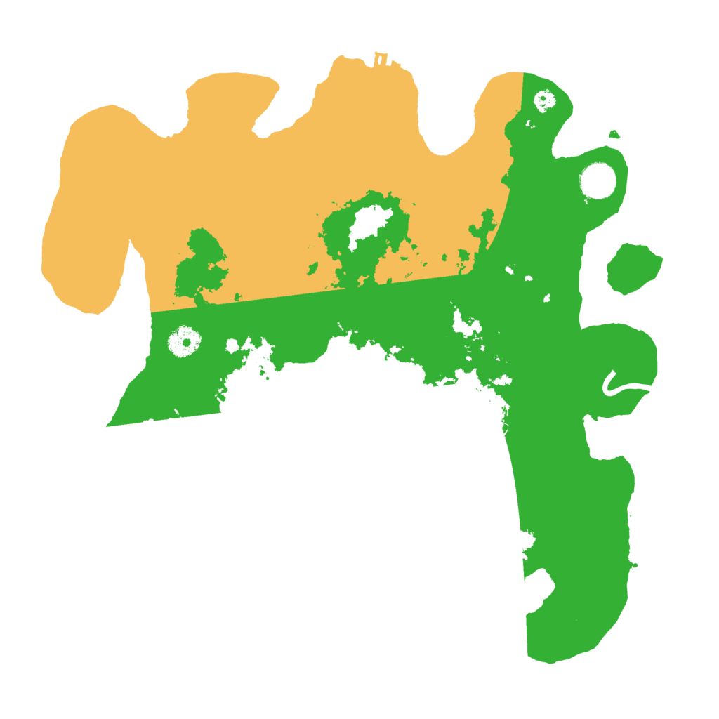 Biome Rust Map: Procedural Map, Size: 3500, Seed: 54842863