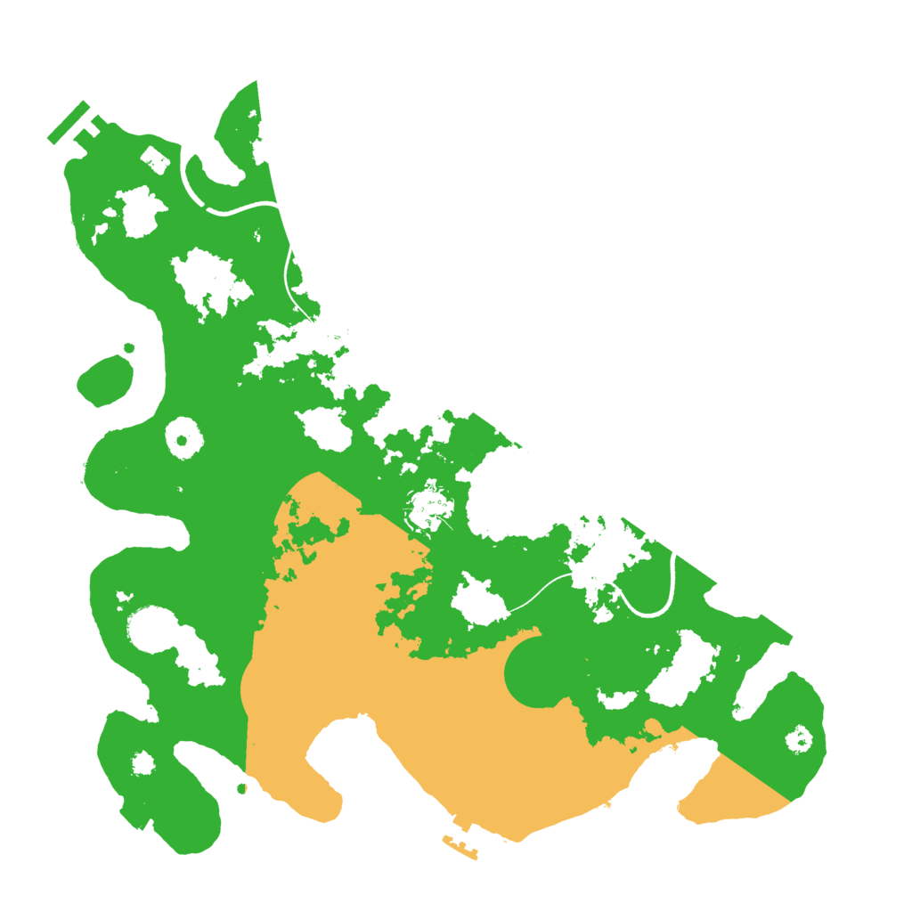 Biome Rust Map: Procedural Map, Size: 3500, Seed: 20221104