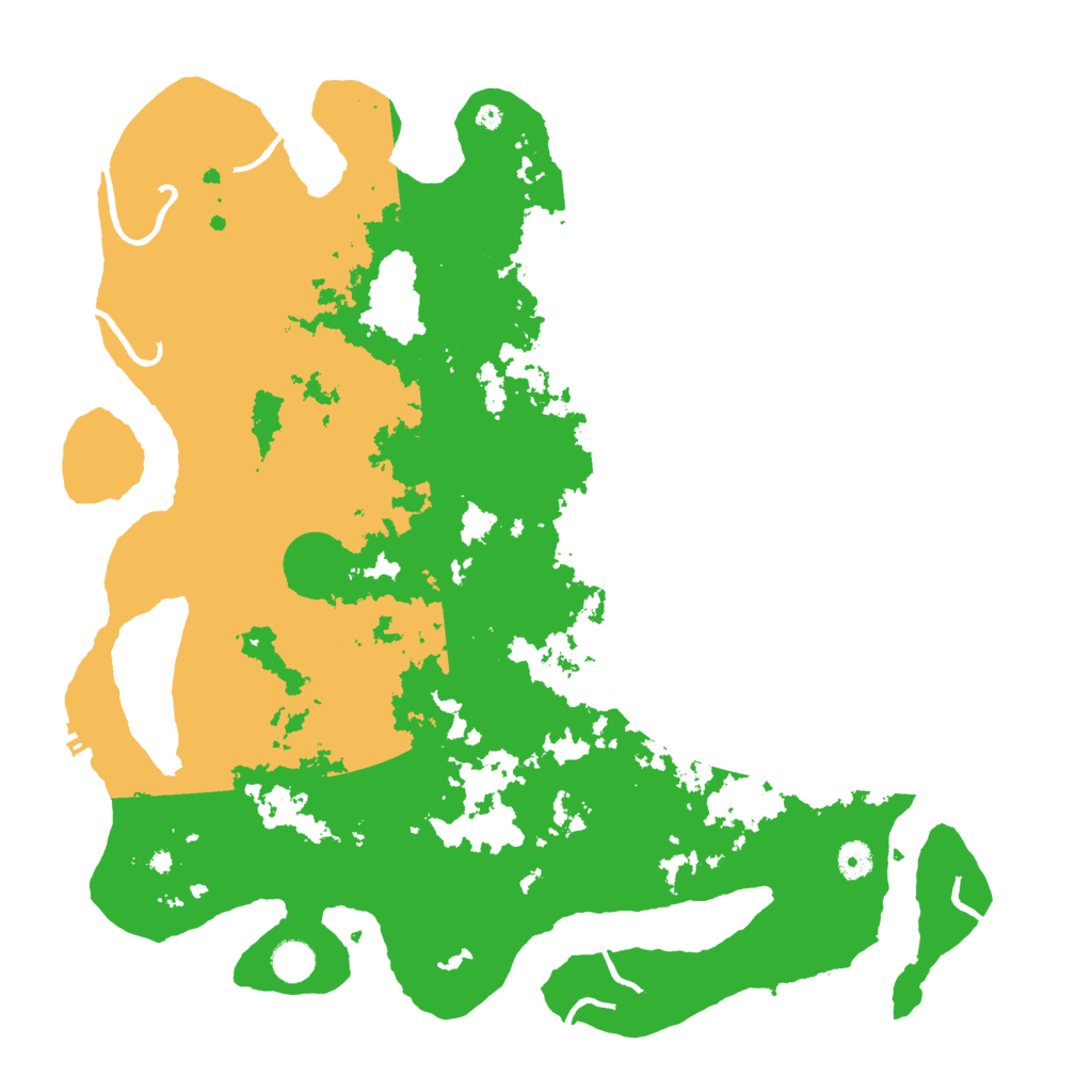 Biome Rust Map: Procedural Map, Size: 4500, Seed: 421955