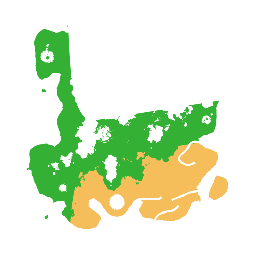 Biome Rust Map: Procedural Map, Size: 3000, Seed: 464006