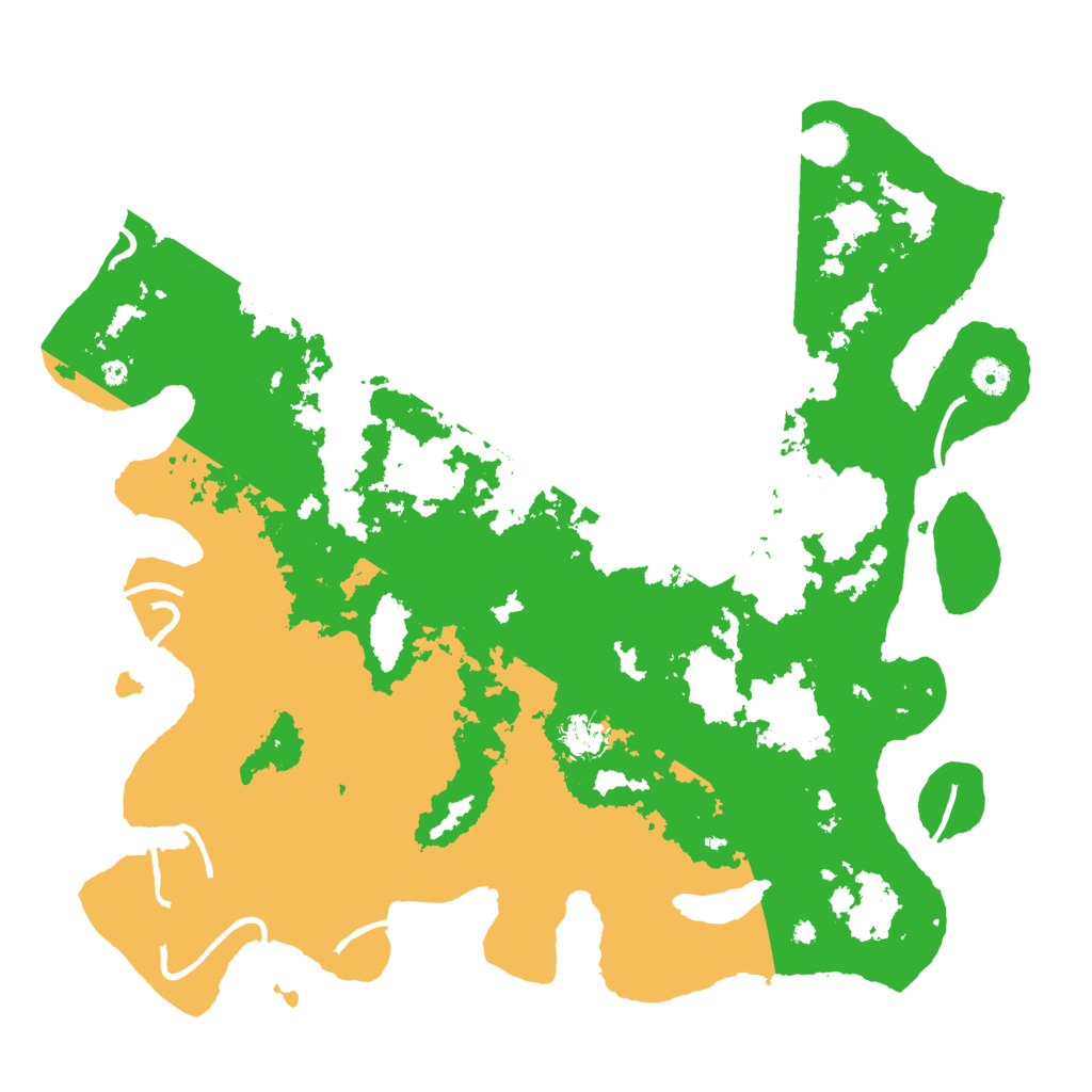 Biome Rust Map: Procedural Map, Size: 4400, Seed: 81652726
