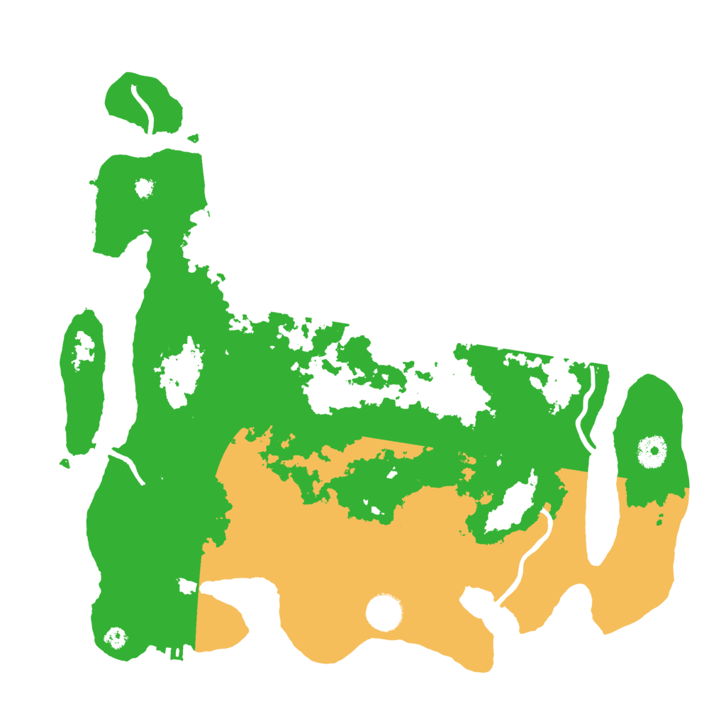 Biome Rust Map: Procedural Map, Size: 3500, Seed: 2084254425