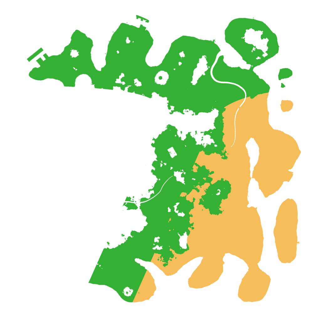 Biome Rust Map: Procedural Map, Size: 3500, Seed: 275