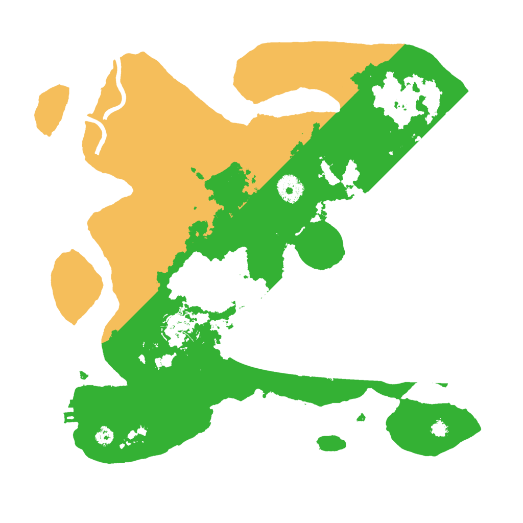 Biome Rust Map: Procedural Map, Size: 3000, Seed: 277646