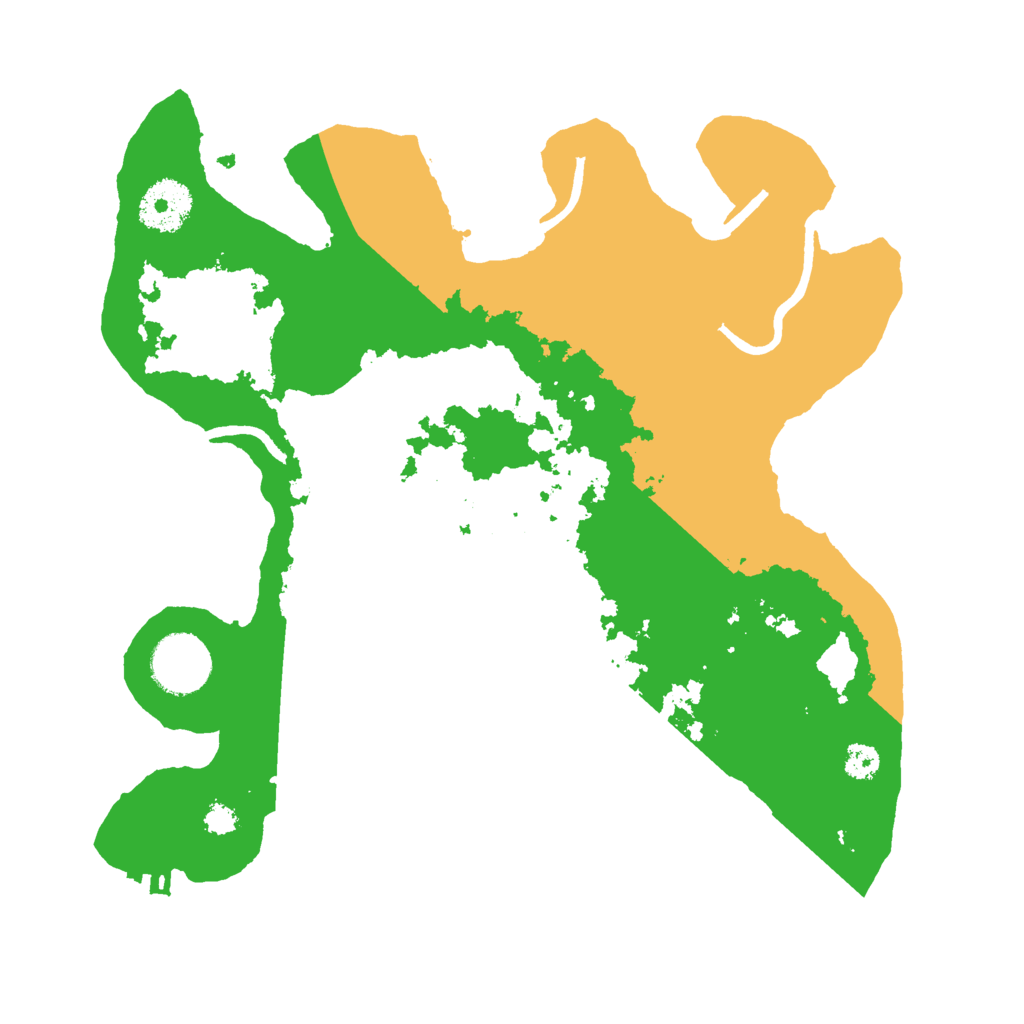 Biome Rust Map: Procedural Map, Size: 3000, Seed: 601726
