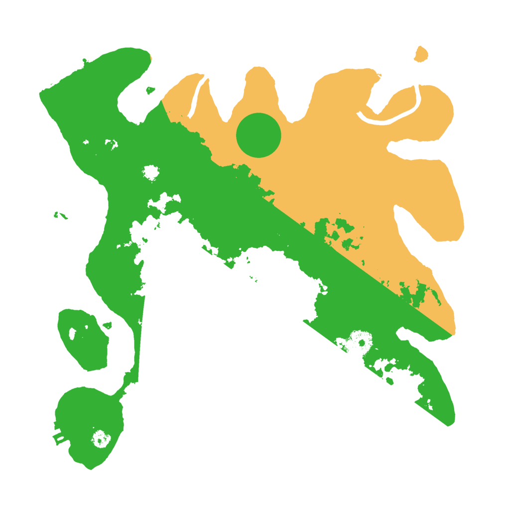 Biome Rust Map: Procedural Map, Size: 3000, Seed: 687