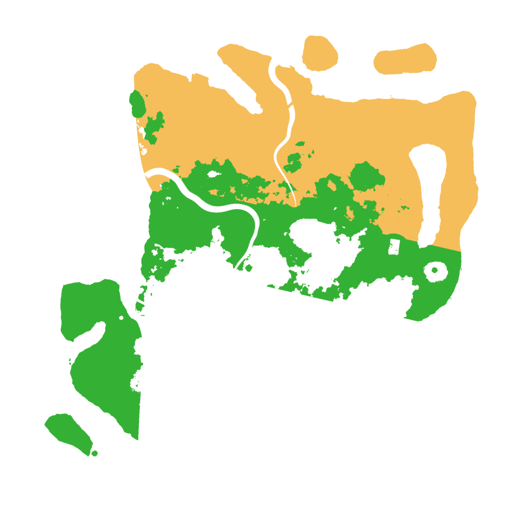 Biome Rust Map: Procedural Map, Size: 3500, Seed: 22722436