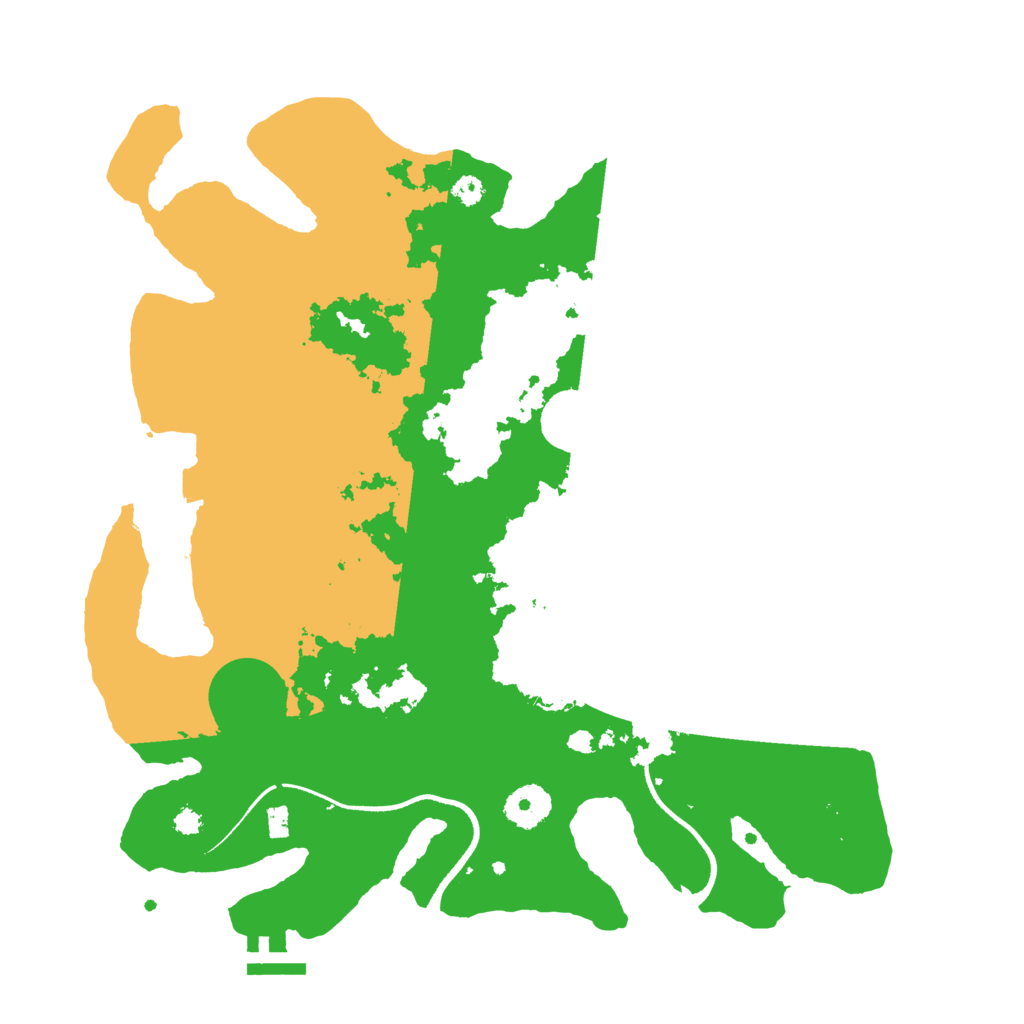 Biome Rust Map: Procedural Map, Size: 3500, Seed: 1980402407