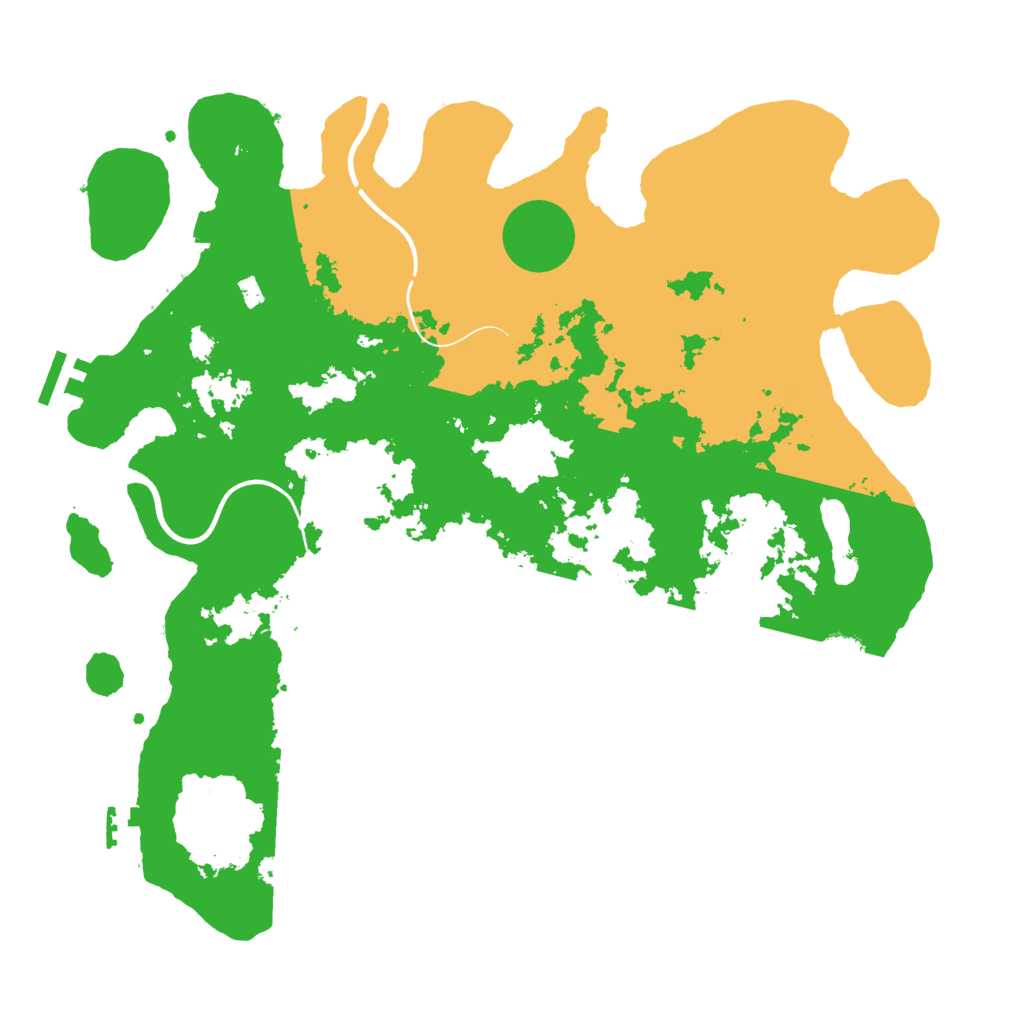 Biome Rust Map: Procedural Map, Size: 3750, Seed: 99885522