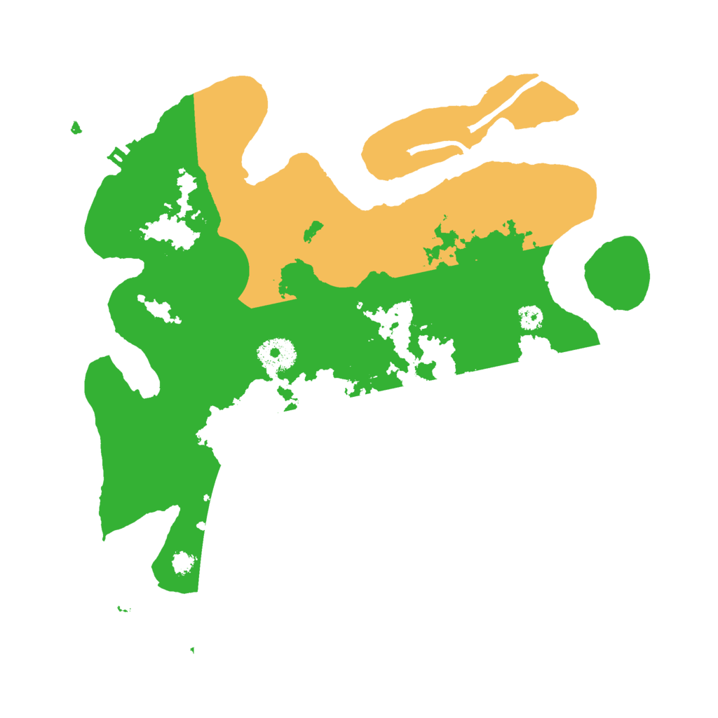 Biome Rust Map: Procedural Map, Size: 3000, Seed: 201