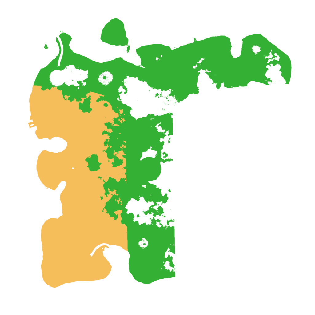 Biome Rust Map: Procedural Map, Size: 3500, Seed: 385157132