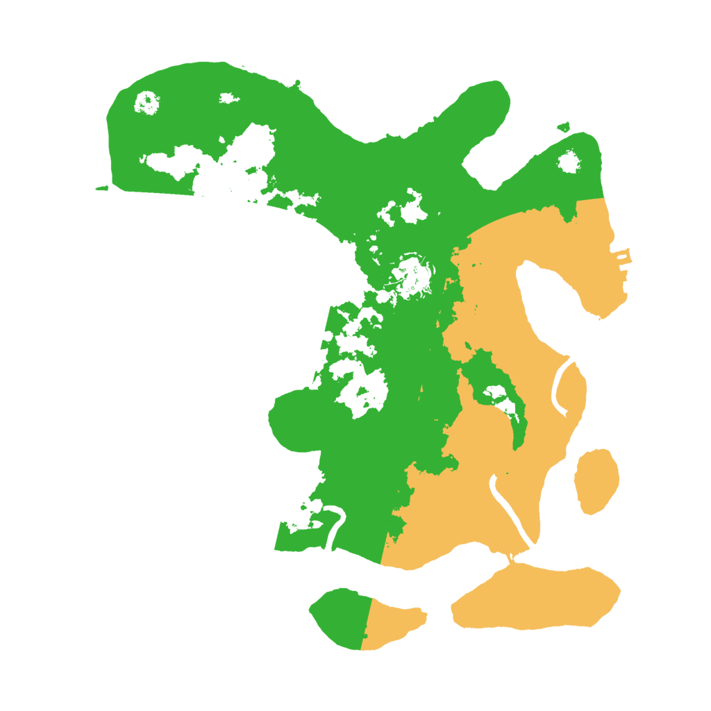 Biome Rust Map: Procedural Map, Size: 3000, Seed: 911615