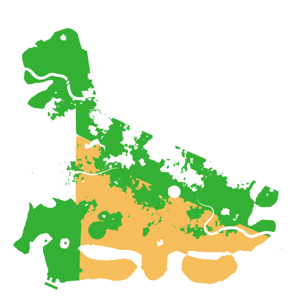 Biome Rust Map: Procedural Map, Size: 4500, Seed: 895198