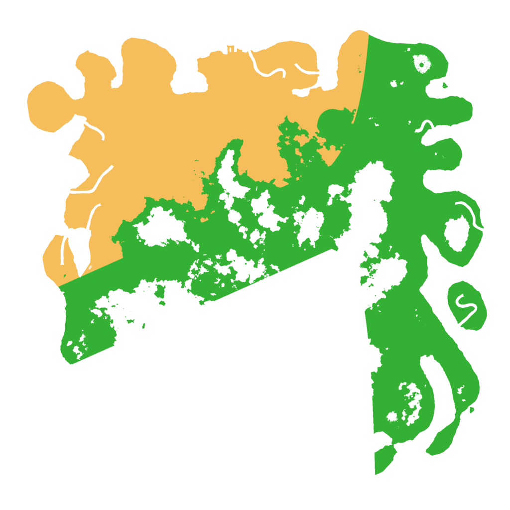 Biome Rust Map: Procedural Map, Size: 4500, Seed: 841318032