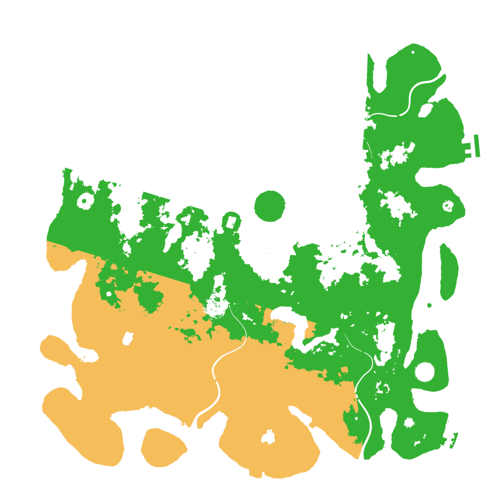 Biome Rust Map: Procedural Map, Size: 4500, Seed: 653472885