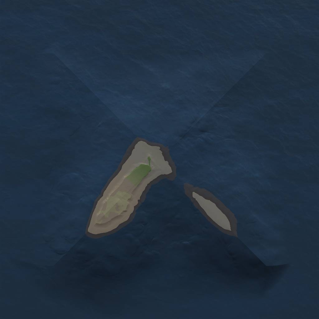 Rust Map: Barren, Size: 1000, Seed: 250412830, 2 Monuments