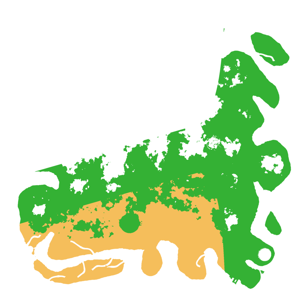 Biome Rust Map: Procedural Map, Size: 4200, Seed: 48